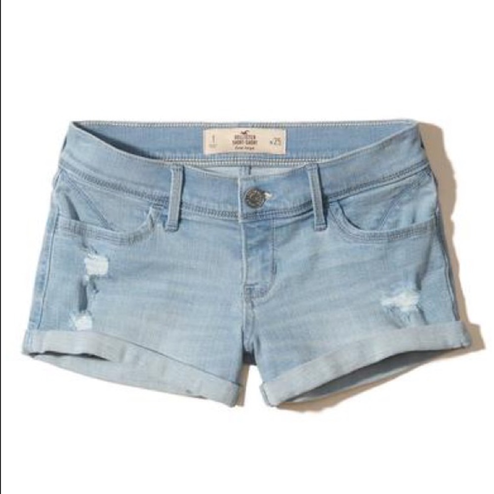 Hollister Size 25~Jean Short-Shorts~
Color Blue